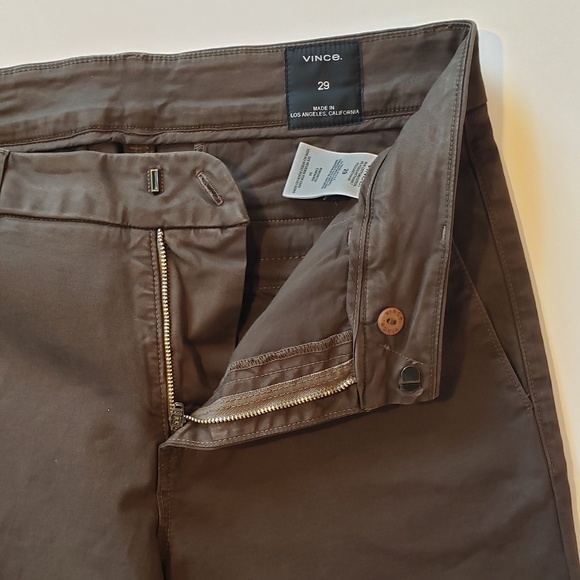 VINCE Surplus Green Chino Pants, Size 29 - Picture 4 of 4